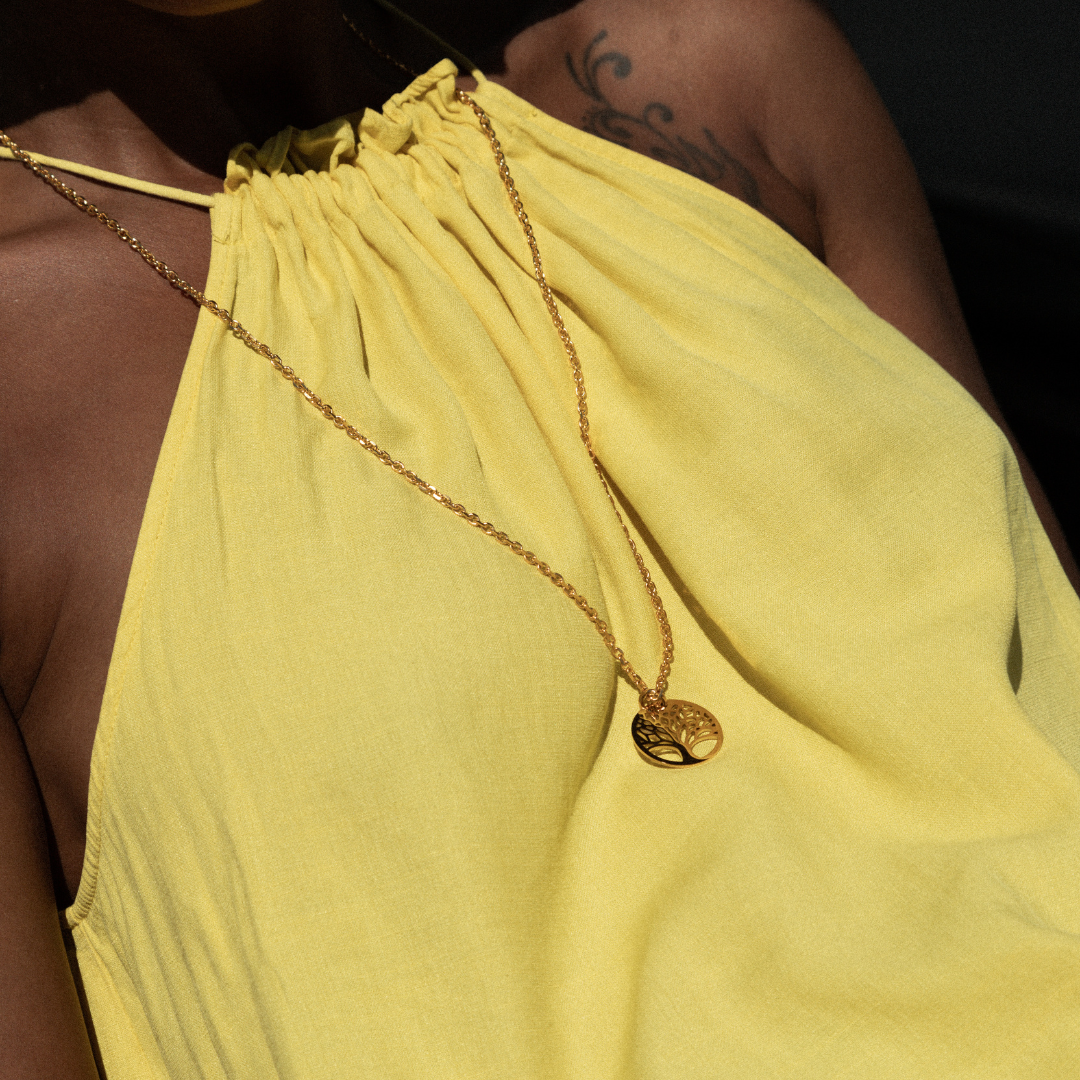 SAUTOIR LUCE - COLLECTION ARBRE DE VIE DORÉ