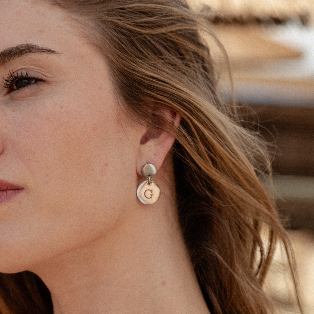 BOUCLES D'OREILLES LAURE - COLLECTION LETTRES