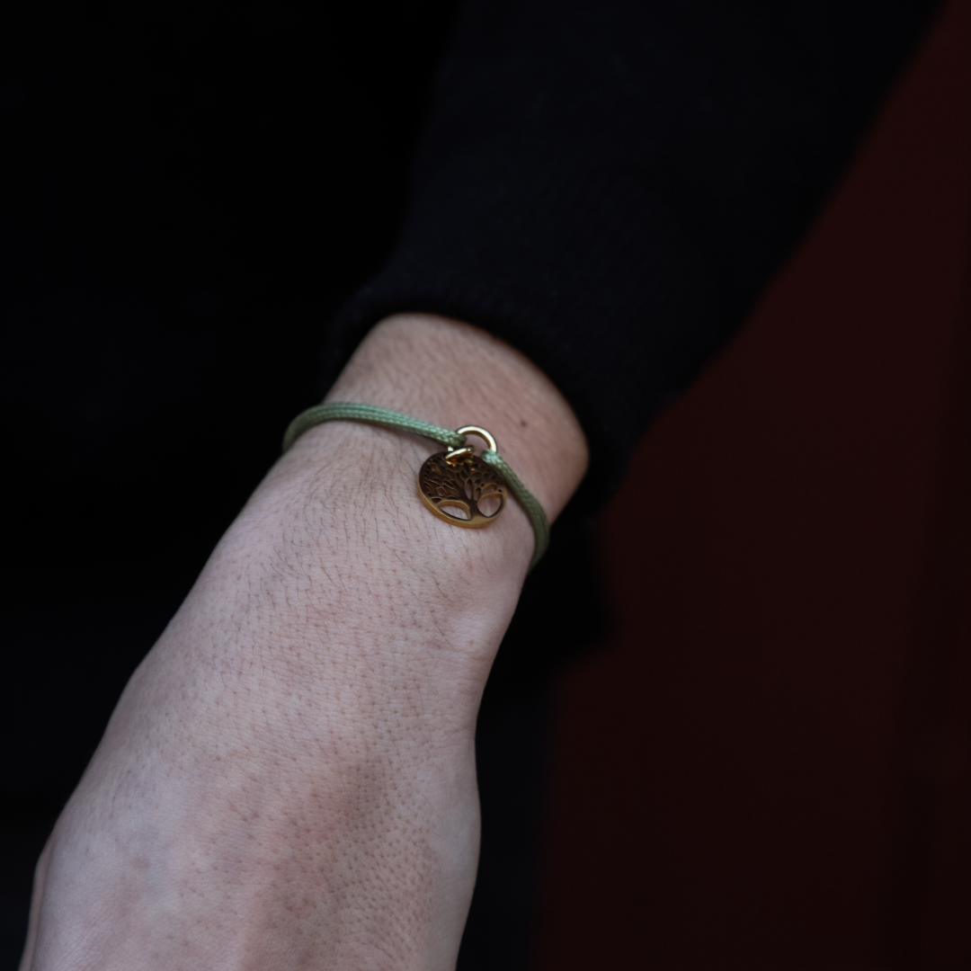BRACELET CORDON - COLLECTION ARBRE DE VIE DORÉ