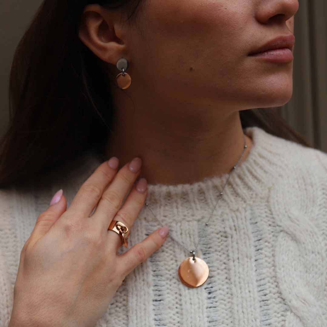 COLLIER AMBRE - COLLECTION BICOLORE