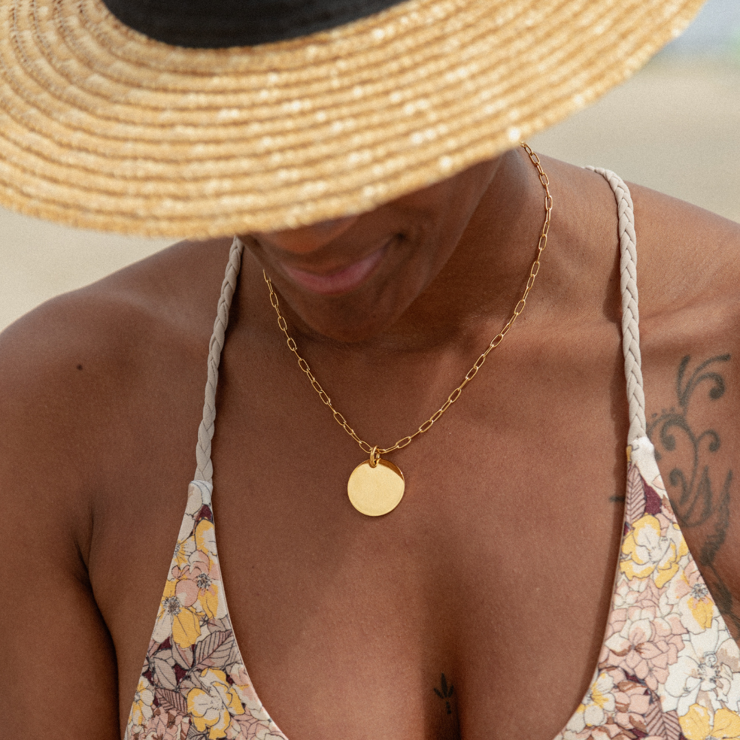 COLLIER AMBRE - COLLECTION DORÉE