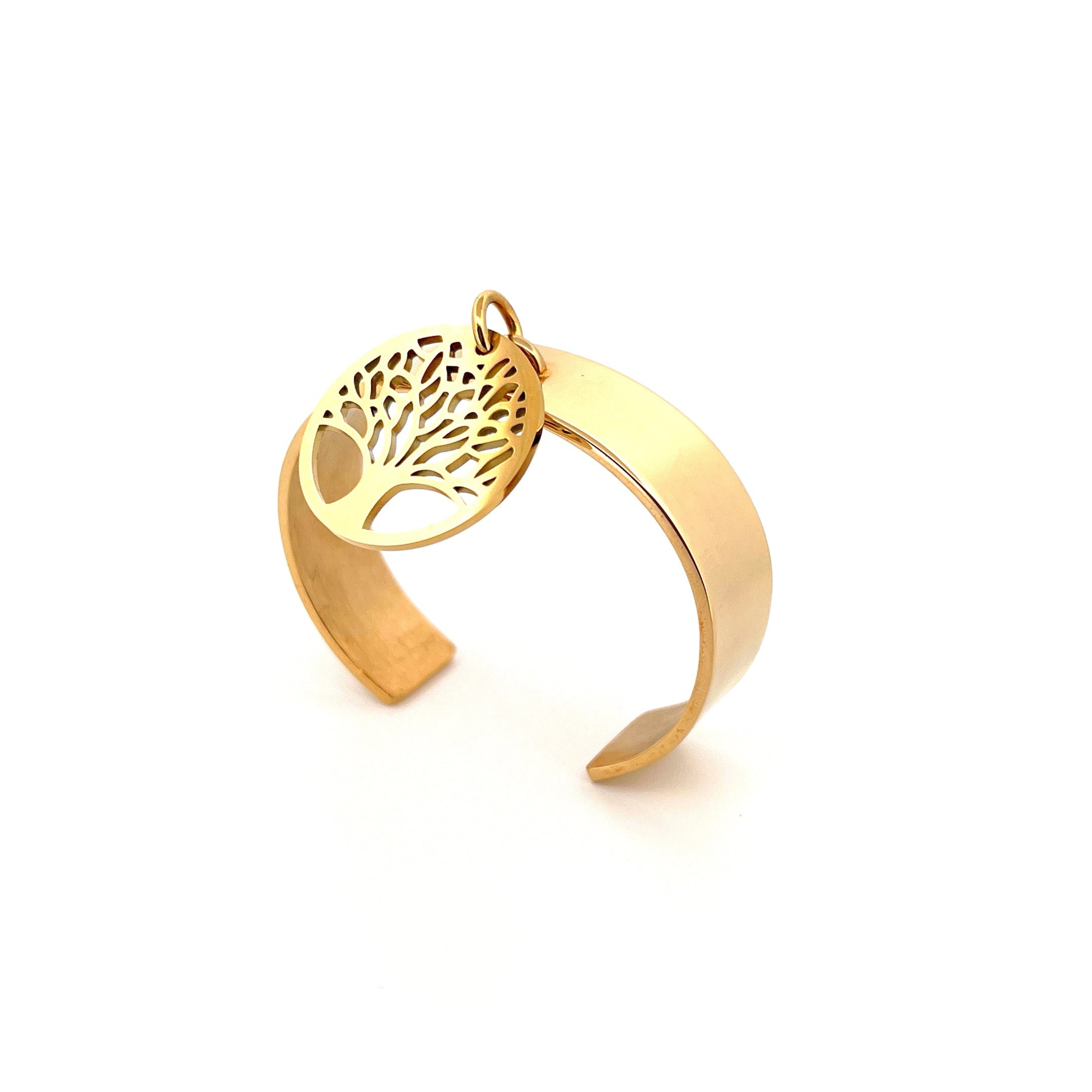 MANCHETTE CHLOÉ - COLLECTION ARBRE DE VIE DORÉ